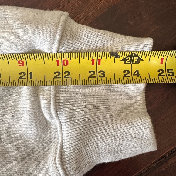 Champion Reverse Weave Gray Hoodie 2X Appliqué Logo - Picture 6 of 7